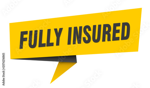 Foto fully insured banner