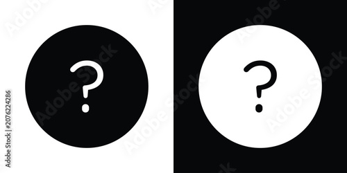 Cuadro en lienzo Question icon