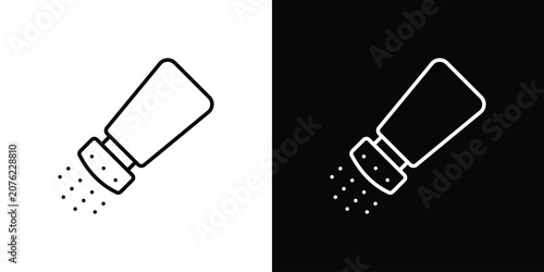 Bild auf Leinwand Pepper shaker icon vector mark for web