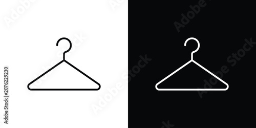 Schilderij op canvas Hanger icon vector mark for web