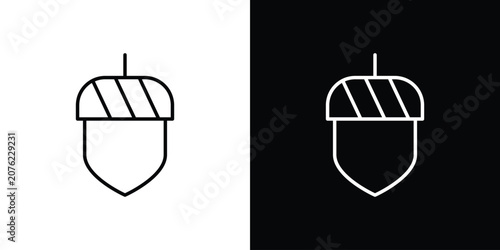 Photos Hazelnut icon vector mark for web