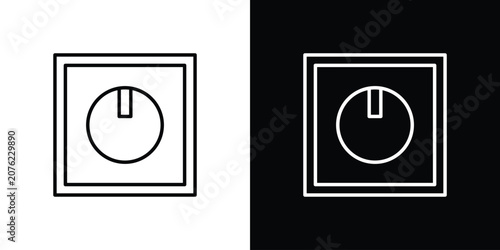 Photos Dimmer icon vector mark for web