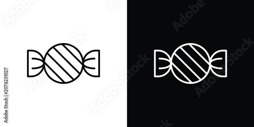Photos Candy icon vector mark for web