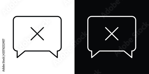 Foto Disagreement icon vector mark for web