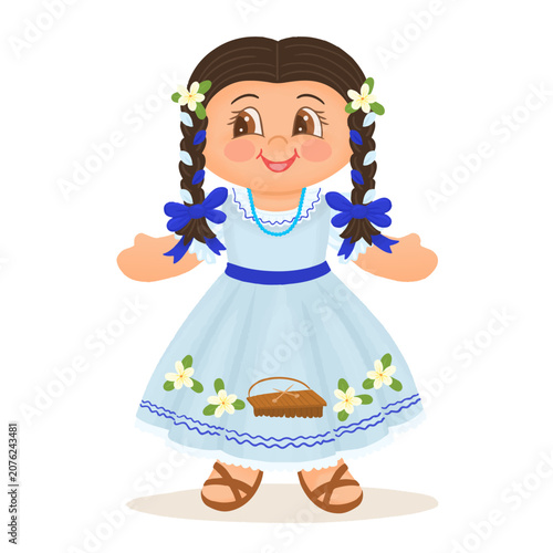 Traditional rag dolls made in the city of Masaya, Nicaragua.