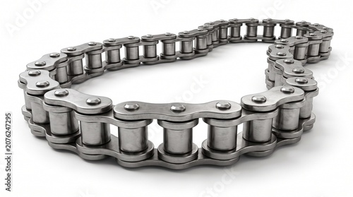 Industrial timing pulley isolated on a white background with realistic anodized aluminum texture and studio lighting.