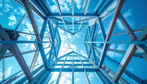 骨組みの建造