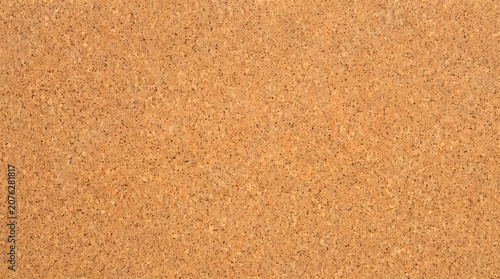 Natural cork texture background with grainy surface macro shot of organic material for creative design project bulletin board mockup and eco friendly wallpaper.