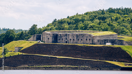 Bild auf Leinwand Fort Knox Along the Penobscot River Near Bucksport Maine