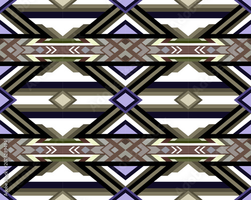 The overall aesthetic is clean, architectural, and highly decorative, making it suitable for textiles, wallpapers, or luxury tile designs.