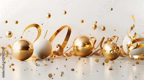 golden easter eggs background