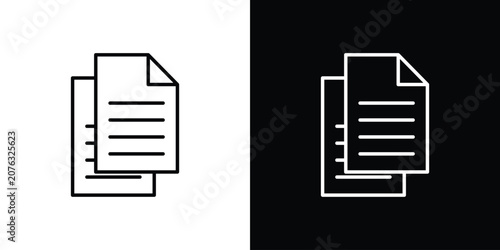 Canvas Print Duplicate icon set for app