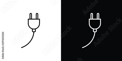 Obraz na plátně Plug icon set for app