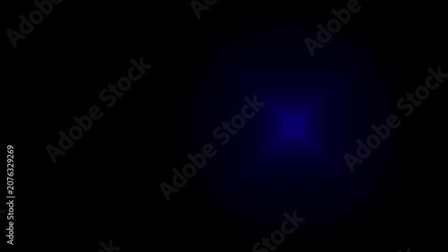 Red Blue Glowing Optical Lens Flare Stars, Police Siren Emergency Light Flash Interface Overlay Loop