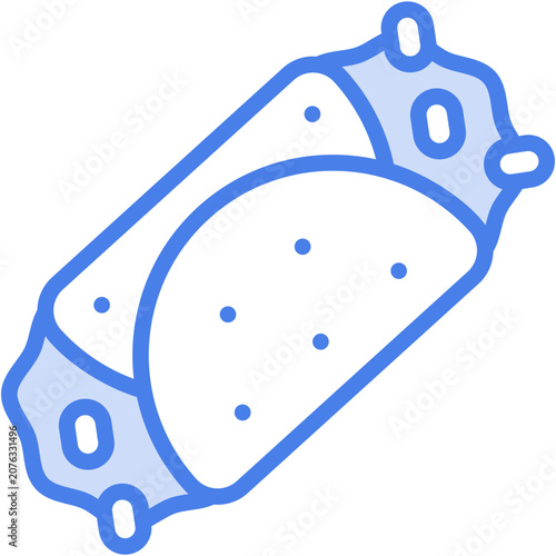 Cannoli Icon - Vector Graphic Design