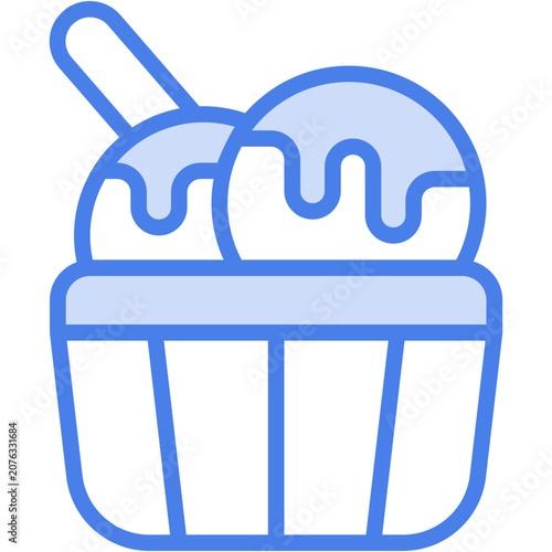 Gelato Icon - Vector Graphic Design