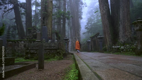 Okunoin in Morning Mist, World Heritage Koyasan, Wakayama, Japan　世界遺産 高野山「霧の奥之院」和歌山県高野町