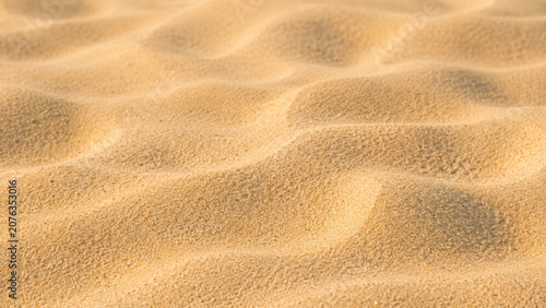 Canvastavla Golden Beach Sand Texture with Natural Wind Formed Ripples and Soft Sunlight Background