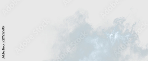 Tableau sur toile Cloud formation in gray tones with soft edges on transparent background captured
