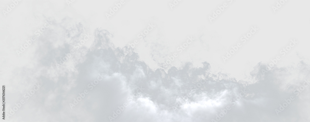 Naklejka premium Clouds in a gray sky with an background creating a simple atmospheric design for various uses, on a transparent background