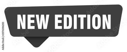 Quadro su tela new edition black sign isolated on transpatent background