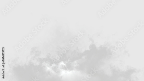 фотографія White clouds on a transparent background showing a soft and airy texture in a br