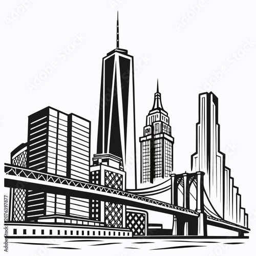 city skyline silhouette