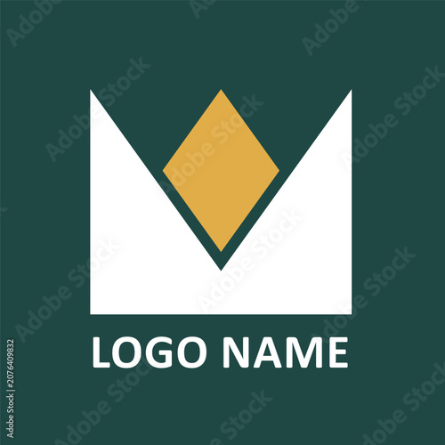 Vector logo of the letter M
