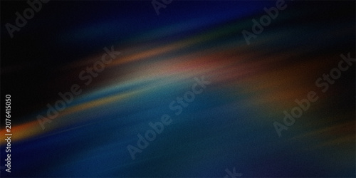 Obraz na płótnie Abstract dark background with colorful light streaks and subtle grain texture creating a dynamic and mysterious atmosphere
