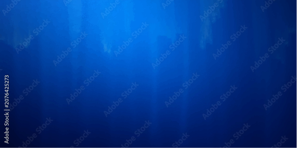Obraz premium Abstract Blue Underwater Background with Sunlight Rays Deep Ocean Water Wave Texture and Glowing Marine Light Design