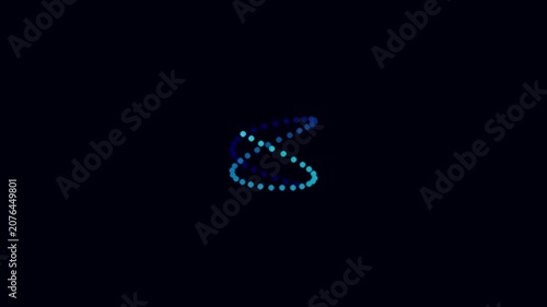 Abstract Helix of Light
