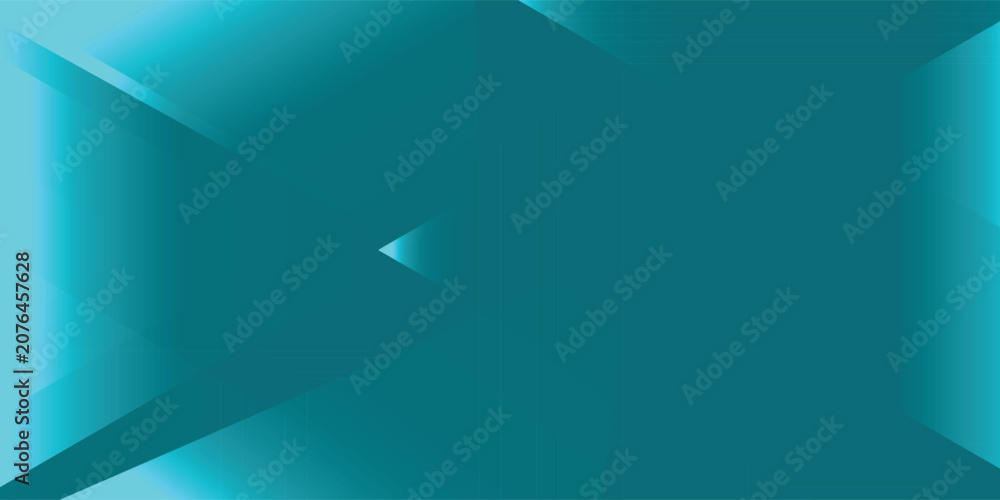 Obraz premium Abstract Cyan Geometric Arrow Technology Background