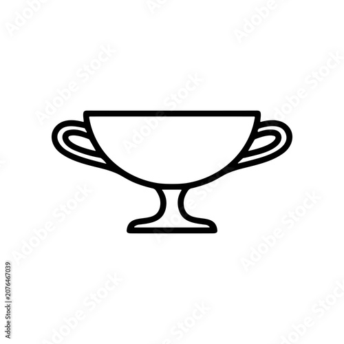 Trophy Cup Award Symbol Icon.