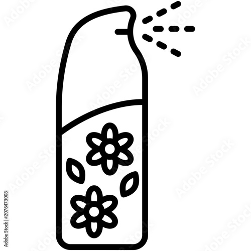 Air Freshener Spray Deodorant Product Icon Vector