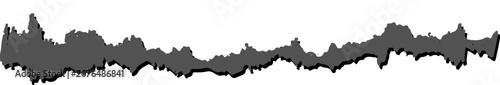 clipping path Torn Paper Edge