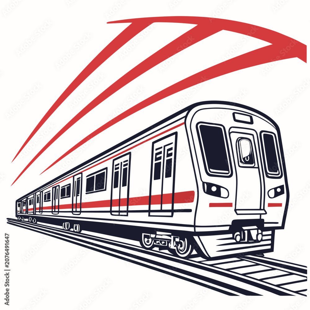 Obraz premium train in motion