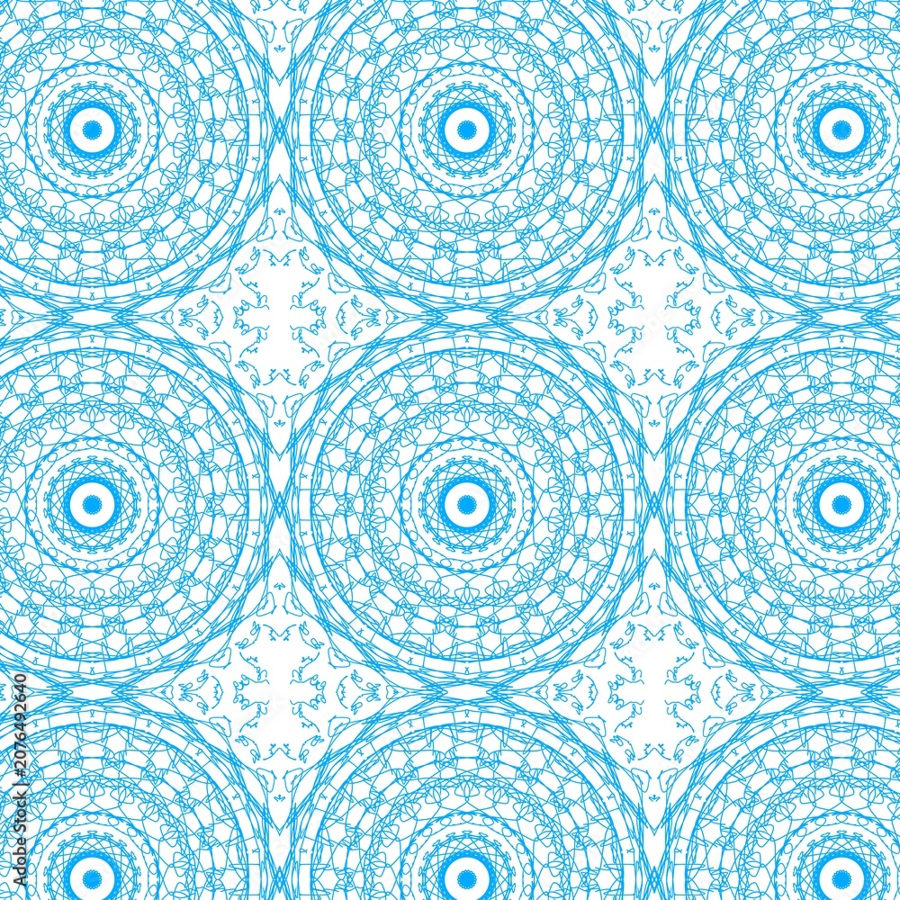 vector seamless pattern with circles