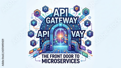 Api gateway concept for microservices architecture