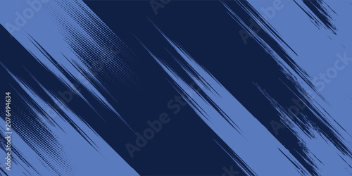 Abstract Brush Background with Sporty Style and Halftone Effect. Brush Stroke Illustration for Banner, Poster, or Sports Background. Scratch and Texture