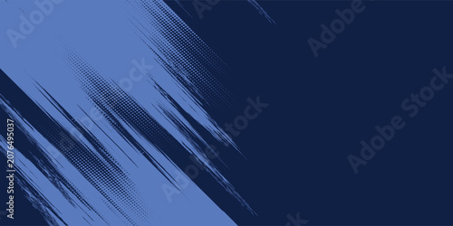 Abstract Brush Background with Sporty Style and Halftone Effect. Brush Stroke Illustration for Banner, Poster, or Sports Background. Scratch and Texture
