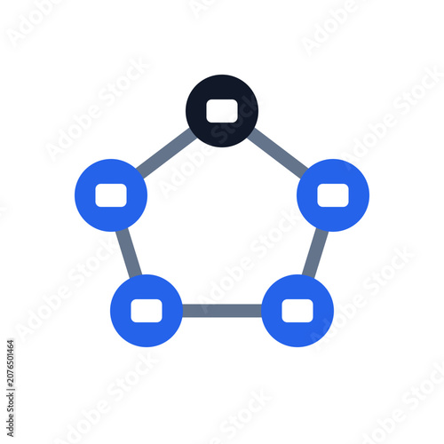 Edge Network Nodes Icon