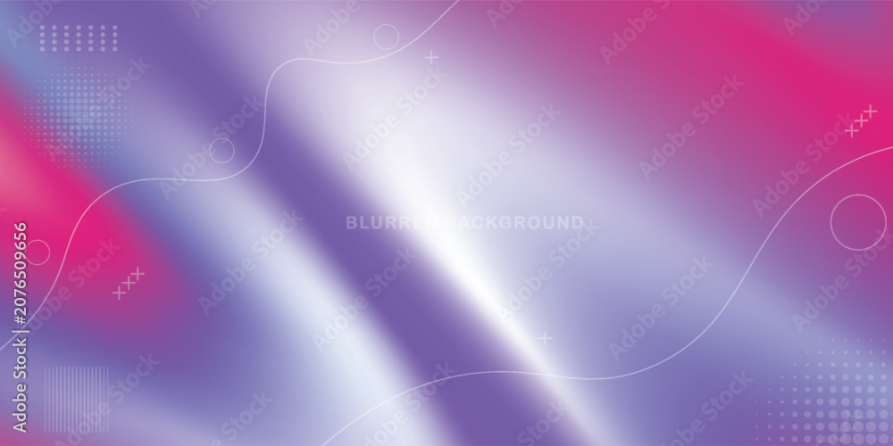 Naklejka premium A vibrant abstract blurred background features smooth color transitions in pink, purple, and blue.eps10