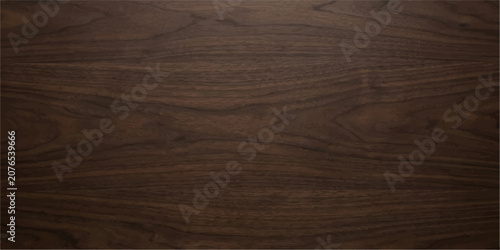 Mirror grain walnut wood texture background with symmetrical abstract timber pattern and dark chocolate hardwood surface for luxury decor