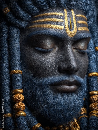 Spiritual representation of lord shiva a meditation on faith and celebration during shivaratri festival