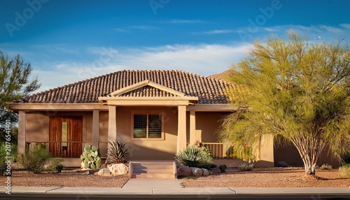 residential house in a quiet southwest arizona neighborhood southwest arizona neighborhood residential house home