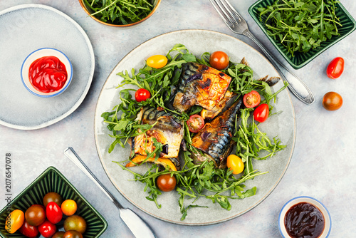 Seafood Dinner with Mackerel