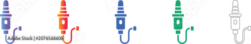 Medical Ultrasonic Probe Icons