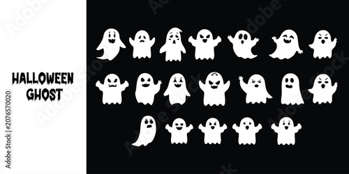 Halloween Ghost vector illustration
