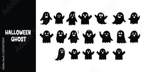 Halloween Ghost vector illustration
