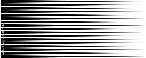 Tableau sur toile Random straight parallel lines, stripes geometric abstract vector element